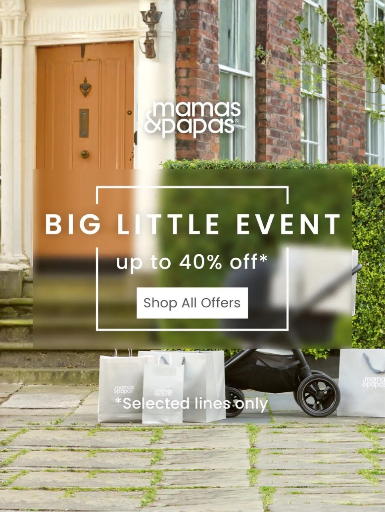 Mamas & Papas summer sale poster